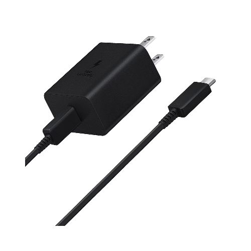 Cargador De Pared Samsung 1 Puerto Tipo C Negro 45w Con Cable - Mobo