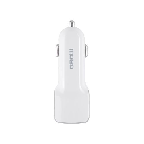 Cargador para Auto Mobo 2 Puerto USB-A Blanco - Mobo