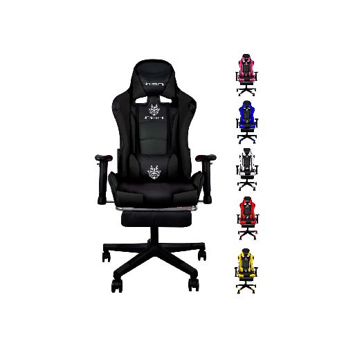 Silla Gamer PRO con Reposa pies Ergonómica y Reclinable a 180° | Marca Nian  Nian®