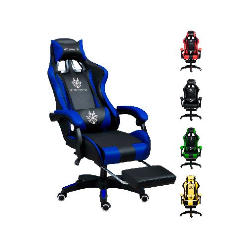 Silla Gamer Xmax Rest cómoda con Respaldo Ergonómico, reclinable y apoyapiés, ideal para Jugadores Profesionales | Marca Nian  Nian®