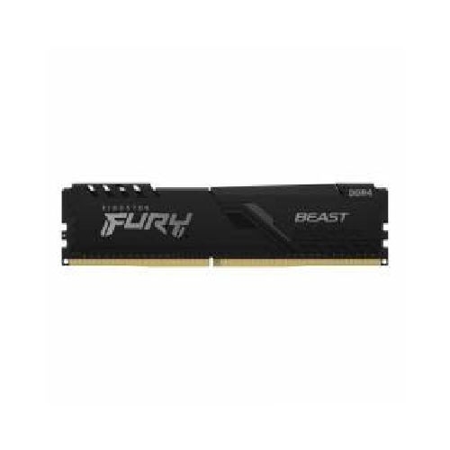 MEMORIA RAM KINGSTON DIMM DDR4 16GB 3200MT S FURY BEAST CL16 288PIN 1.35V C DISIPADOR DE CALOR P PC GAMER ALTO RENDIMIE  