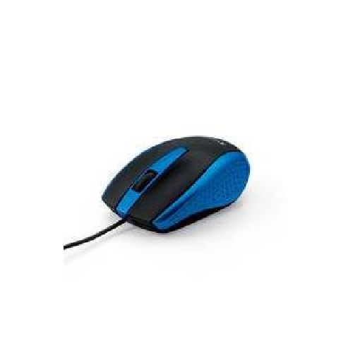 MOUSE ÓPTICO VERBATIM CON CABLE COLOR AZUL  