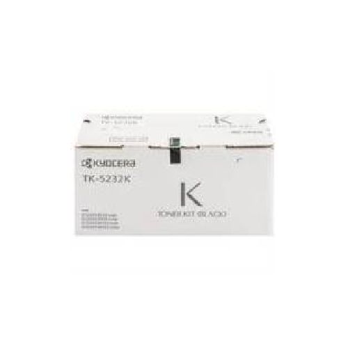 TóNER KYOCERA TK-5232K ALTA CAPACIDAD 2.6K PáGINAS COMPATIBLE P5021CDN P5021CDW M5521CDN M5521CDW COLOR NEGRO  