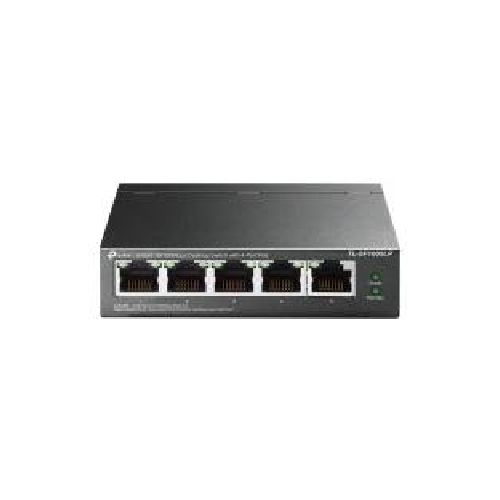 SWITCH | TP-LINK | TL-SF1005LP| 5 PUERTOS RJ45 10 100 MBPS | NO ADMINISTRABLE |CON 4 PUERTOS POE | PARA ESCRITORIO  