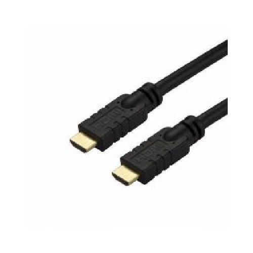 CABLE DE 10 METROS HDMI CON ETHERNET DE ALTA VELOCIDAD ACTIVO 4K - CABLE HDMI CL2 PARA INSTALACION EN PARED - STARTECH.  