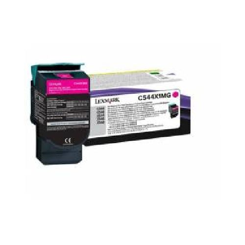 TóNER LEXMARK C544N ALTO RENDIMIENTO RETORNABLE COLOR MAGENTA  