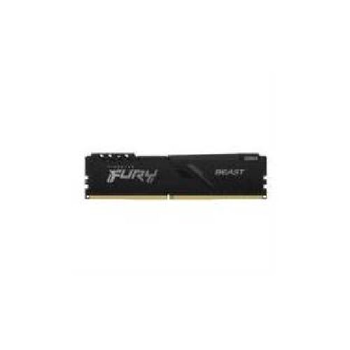 MEMORIA RAM KINGSTON DIMM DDR4 8GB 3600MT S FURY BEAST BLACK XMP CL17 288PIN 1.35V C DISIPADOR DE CALOR P PC GAMER ALTO  