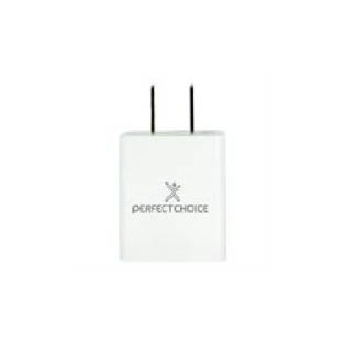 CARGADOR DE PARED PERFECT CHOICE CORRIENTE USB 2.4A  