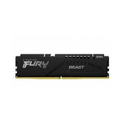 MEMORIA RAM KINGSTON DIMM DDR5 16GB 5600MT S FURY BEAST BLACK XMP CL40 288PIN 1.25V C DISIPADOR DE CALOR P PC GAMER ALT  