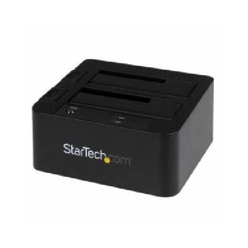 BASE DOCKING STATION ESATA USB 3.0 CON UASP DE 2 BAHIAS PARA DISCO DURO O SSD SATA III DE 2.5 O 3.5 PULGADAS - STARTECH  