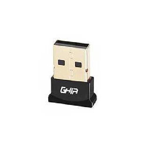 ADAPTADOR USB BLUETOOTH GHIA    USB 2.0    BLUETOOTH V5.0 COMPATIBLE CON V3.0   2.1   2.0   1.1  