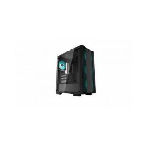 GABINETE GAMER DEEPCOOL CC560 + FUENTE DE PODER PK600D DE 600W (R-CC560-SIBKGAA4-A-1), COLOR NEGRO, FORMATO MEDIA TORRE  