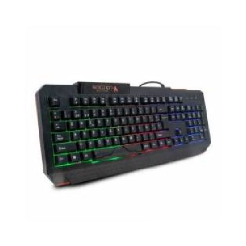 TECLADO GAMING ALáMBRICO NECNON NGK-MINOTAUR, ALáMBRICO, NEGRO  