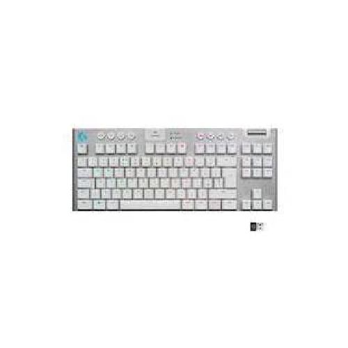 TECLADO LOGITECH G915 TKL LIGHTSPEED USB BT RGB WHITE (920-009660)  