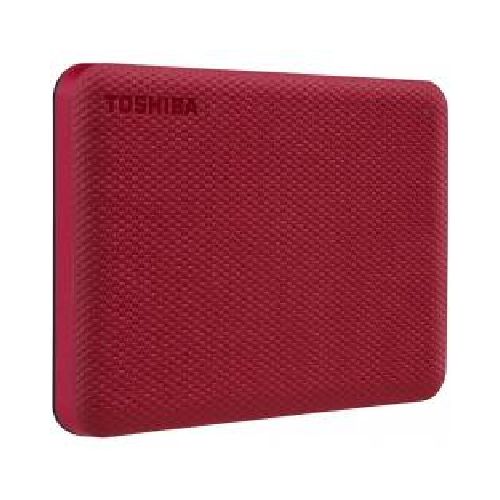 DISCO DURO EXTERNO TOSHIBA 2TB USB 3.2 CANVIO ADVANCE V10 ROJO (HDTCA20XR3AA)  