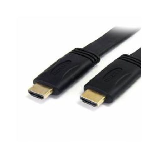 CABLE HDMI DE 3M PLANO DE ALTA VELOCIDAD CON ETHERNET -2X HDMI MACHO - ULTRA HD 4K X 2K - NEGRO - STARTECH.COM MOD. HDM  