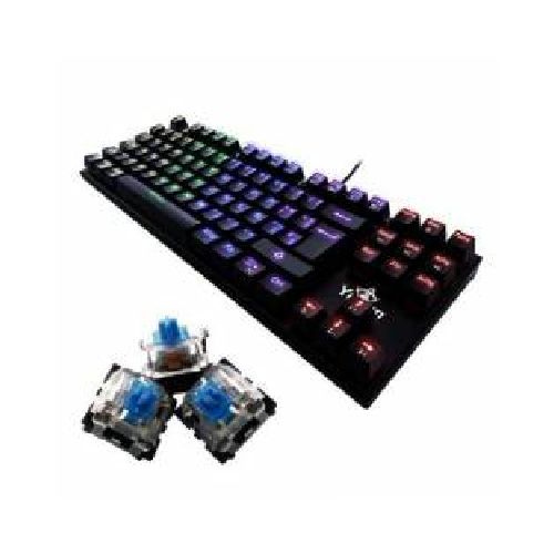 TECLADO GAMING YEYIAN YAT1804 RGB SPARK SERIE 2000 SWITCH AZUL  