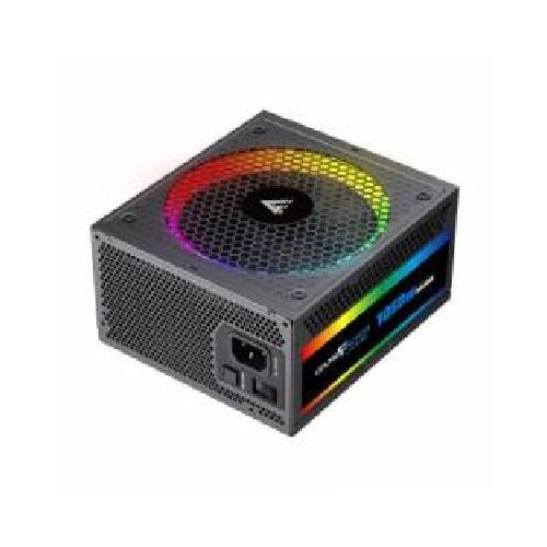 FUENTE DE PODER GAME FACTOR PSG1050 ILUMINACIóN RGB 1050W 80 PLUS GOLD FULL MODULAR ATX12VO  