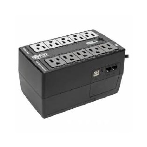 NO BREAK TRIPP LITE NTERNET600U, UPS STANDBY DE 600VA 325W - 10 TOMACORRIENTES NEMA 5-15R, 120V, 50HZ   60HZ, USB, CLAV  