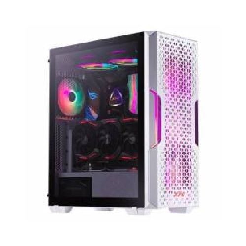 GABINETE GAMER XPG ADATA STARKER AIR, MEDIA TORRE, GABINETE, COLOR BLANCO  