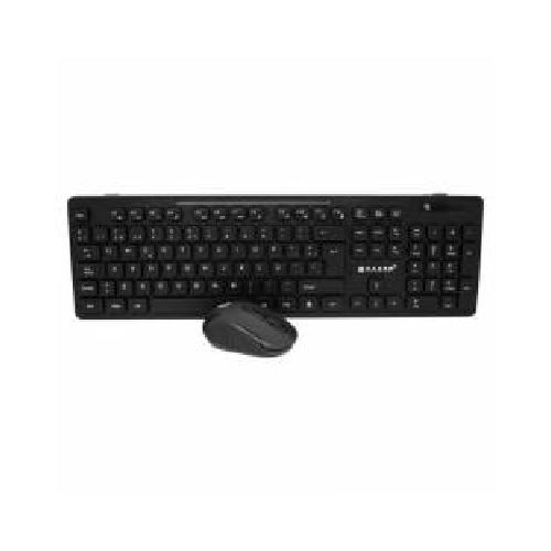 KIT TECLADO Y MOUSE NACEB TECHNOLOGY NA-0123, 104 TECLAS, NEGRO, 8 - 10 MTS  