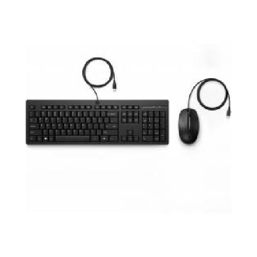 KIT DE TECLADO Y MOUSE HP 225 ALáMBRICO NEGRO  