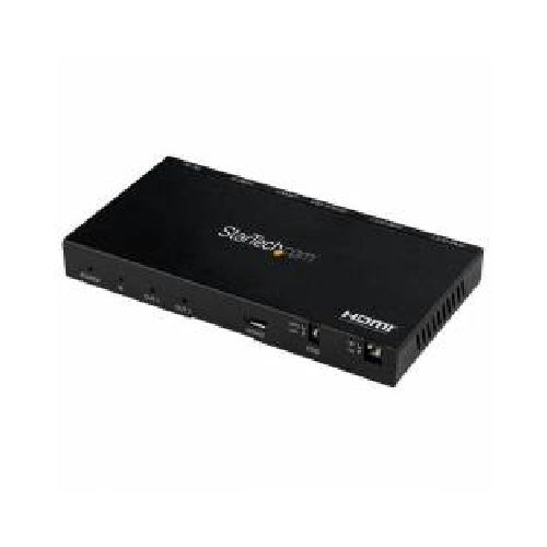 SPLITTER HDMI DE 2 PUERTOS (1X2) DE AUDIO Y VIDEO HDMI 2.0 4K 60HZ CON ESCALADOR Y EXTRACTOR DE AUDIO (3.5MM SPDIF) - 1  