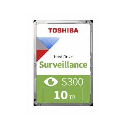 DISCO DURO INTERNO TOSHIBA S300 PRO 10TB 3.5  7200RPM SATA LLL 6GBIT S 256MB CACHé HASTA 64 CáMARAS PARA VIDEOVIGILAN  