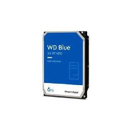 DISCO DURO INTERNO WD BLUE 6TB 3.5 ESCRITORIO SATA3 6GB S 256MB 5400RPM WINDOWS WD60EZAX  