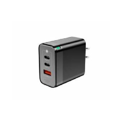 CARGADOR DE PARED ACTECK ENERGON PRIME CP65W   65W   2X USB-C   1X USB A   NEGRO   AC-935579  