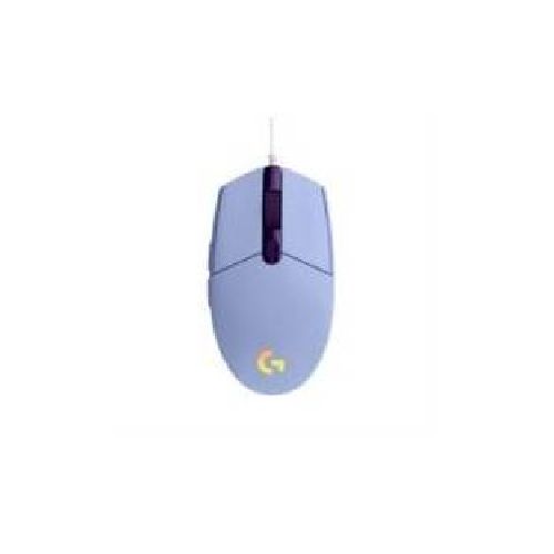 MOUSE LOGITECH G203 USB 8,000 DPI RGB LIGHTSYNC LILAC (910-005852)  