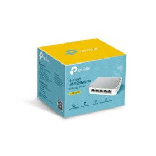 SWITCH TP-LINK 5 PUERTOS 10 100MBPS NO ADMINISTRABLE AUTO MDI MDIX  