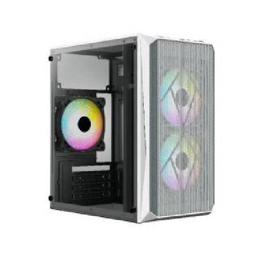 GABINETE ACTECK DOOM GI630   MINI TORRE   MICRO ATX - MINI ITX   FUENTE DE PODER 500W   PANEL ACRILICO   3 VENTILADORES  