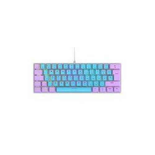 TECLADO MECANICO 60 OCELOT CREATORS COLOR WAY AZUL CON MORADO, TIPO DE SWITCH AZUL  