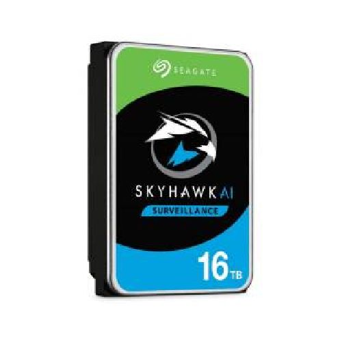 DISCO DURO INTERNO SEAGATE SKYHAWK AI 16TB 3.5 ESCRITORIO SATA3 6GB S 256MB 7200RPM VIDEO VIGILANCIA 24X7 DVR Y NVR  BA  