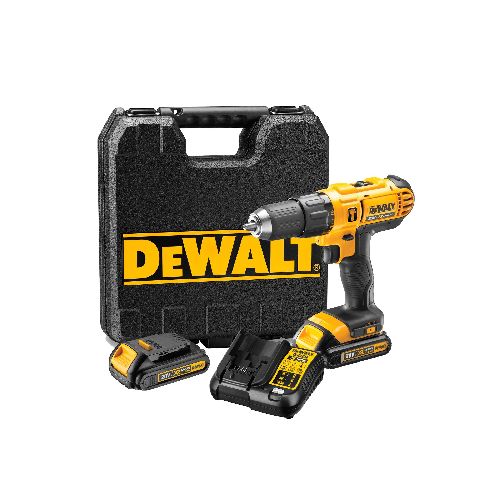 DEWALT ROTOMARTILLO INALAMBRICO 20V MAX MODELO DCD776C2-B3 BROQUERO 1/2IN CON CARGADOR 2 BATERIAS  