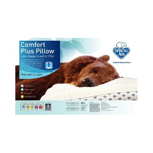 Almohada Comfort Plus Densidad Extra Firme Spring Air - King Size  