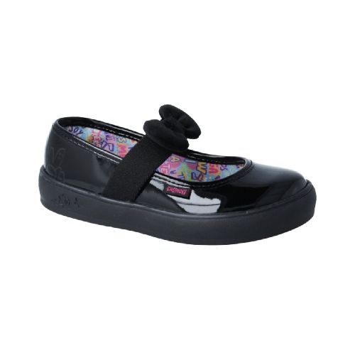 Zapato Escolar Charol 18-21 Negro Distroller para Niña  