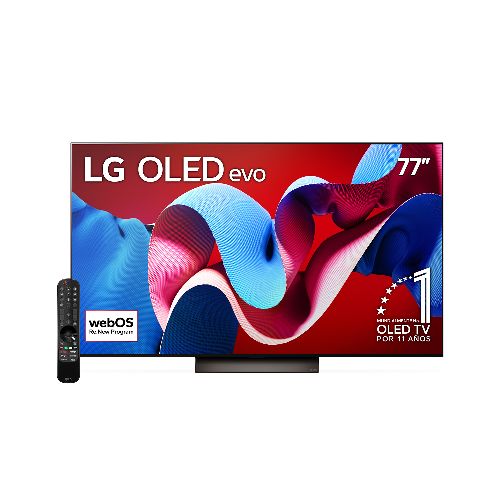 Pantalla LG Oled Evo 77 Pulgadas 4K Smart Tv con Thinq Q Ai Oled77C4Psa  