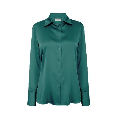 Blusa Camisera de Satín para Mujer City Femme  