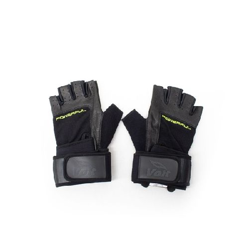 Guantes de pesas power full, negro  