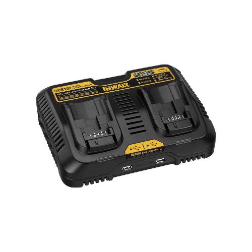 Cargador 2 Puertos Bateria 12 V/20V 2 Puertos Dewalt Dcb102 | DEWALT | Tauber | Ferretería y Herramienta